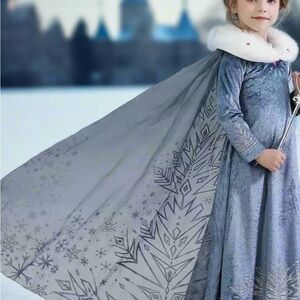 Kids Frozen-Inspired Blue Princess Costume